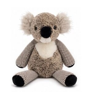 Sentry Buddy Koala Plush Stuffed Animal Textured Soft Toy Grey Cream Fuzzy Ears